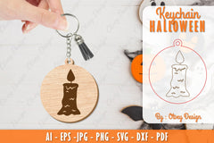 Halloween Keychain Lasercut SVG Bundle 3 - CraftNest - Digital Crafting and Art