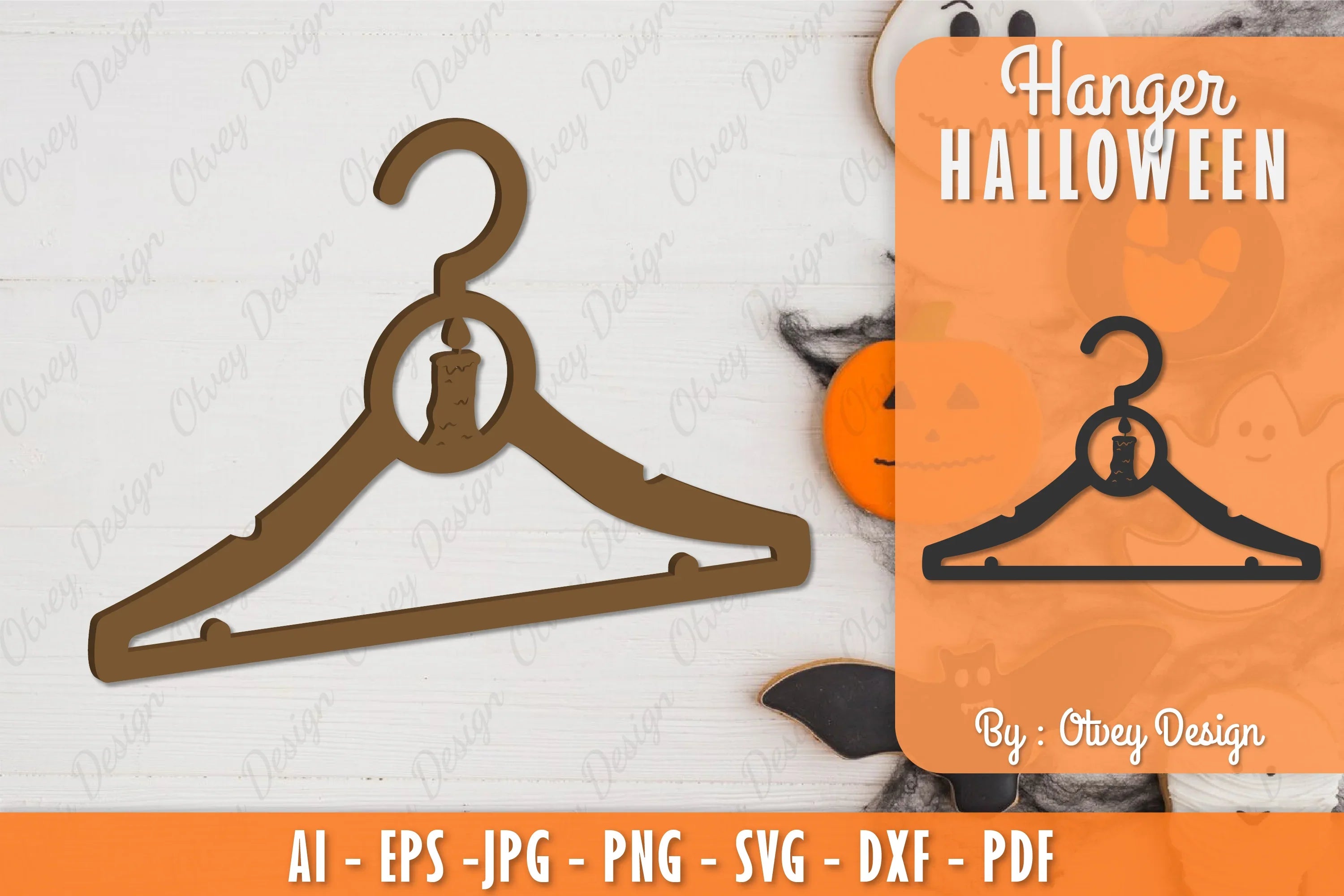 Halloween Hanger Laser Cut SVG Bundle 13 - CraftNest - Digital Crafting and Art