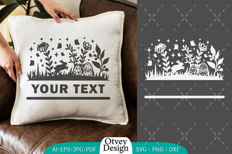 Easter Bunny Garden Scene SVG Bundle 10 - CraftNest - Digital Crafting and Art