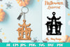 Keychain Halloween Lasercut SVG Bundle