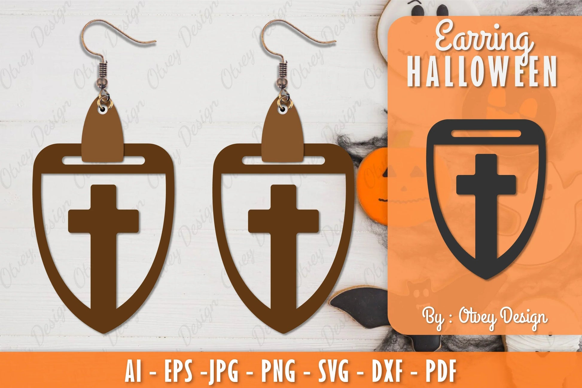 Earring Halloween Lasercut SVG Bundle 246 - CraftNest - Digital Crafting and Art