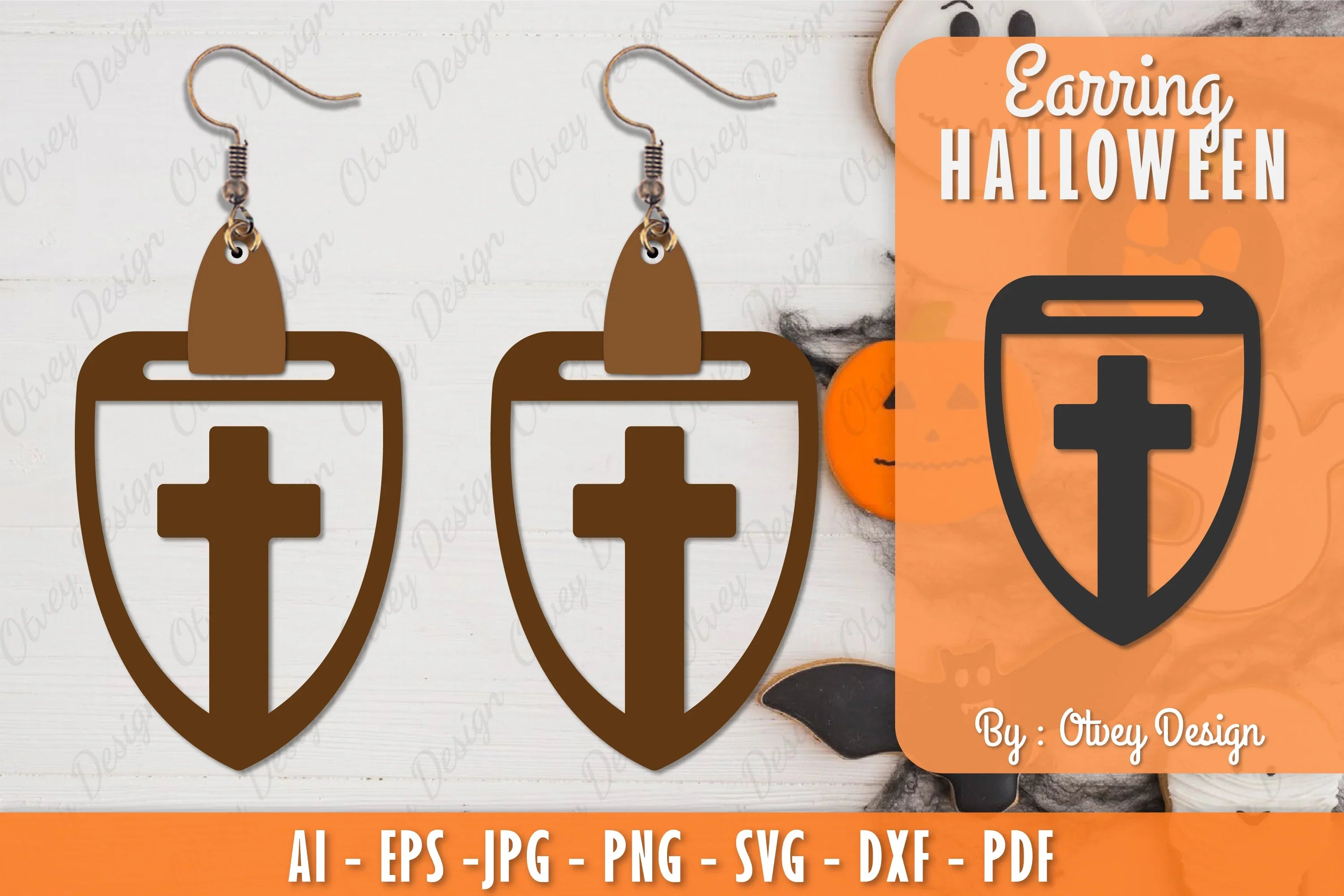 Earring Halloween Lasercut SVG Bundle 246 - CraftNest - Digital Crafting and Art
