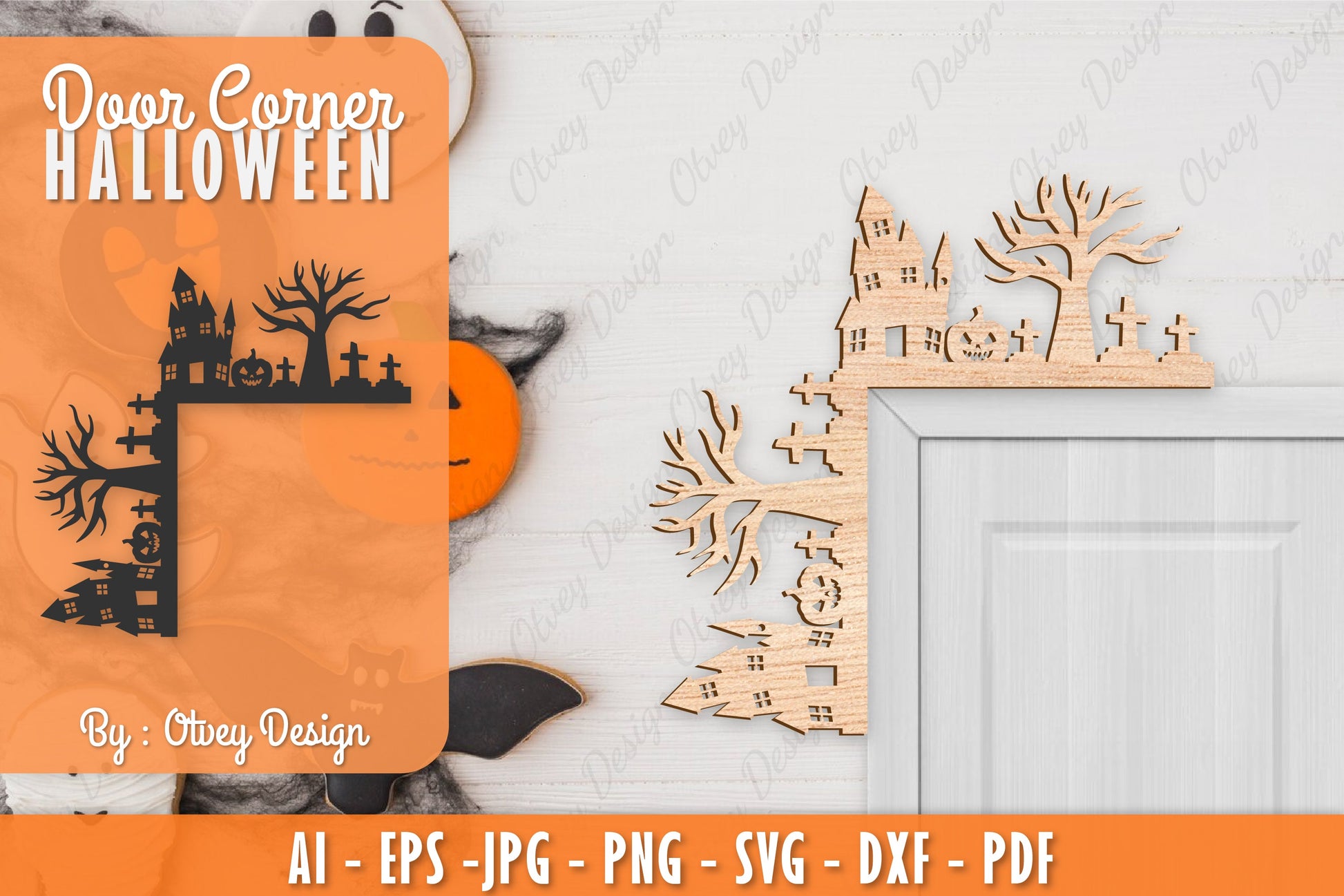 Corner Door Halloween SVG Bundle 14 - CraftNest - Digital Crafting and Art
