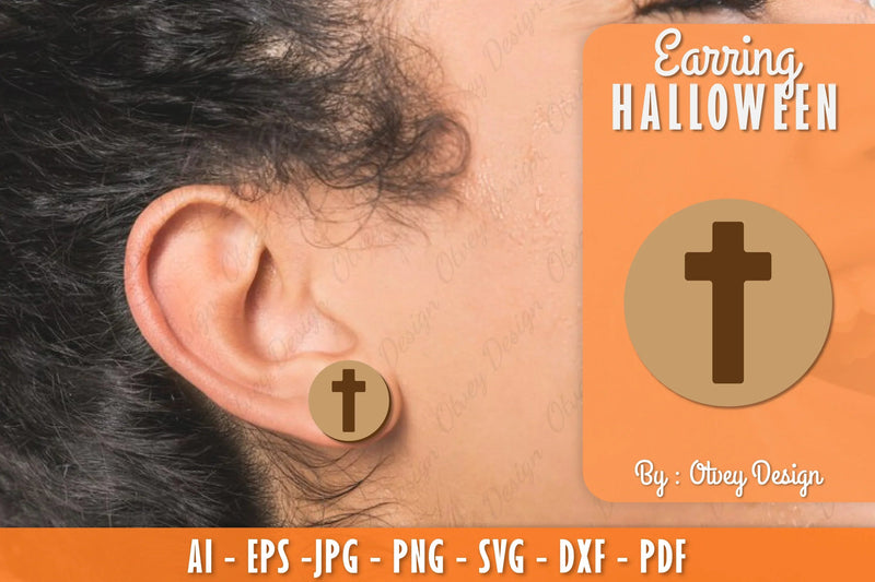Earring Halloween Lasercut SVG Bundle 73 - CraftNest - Digital Crafting and Art