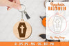 Keychain Halloween Lasercut SVG Bundle