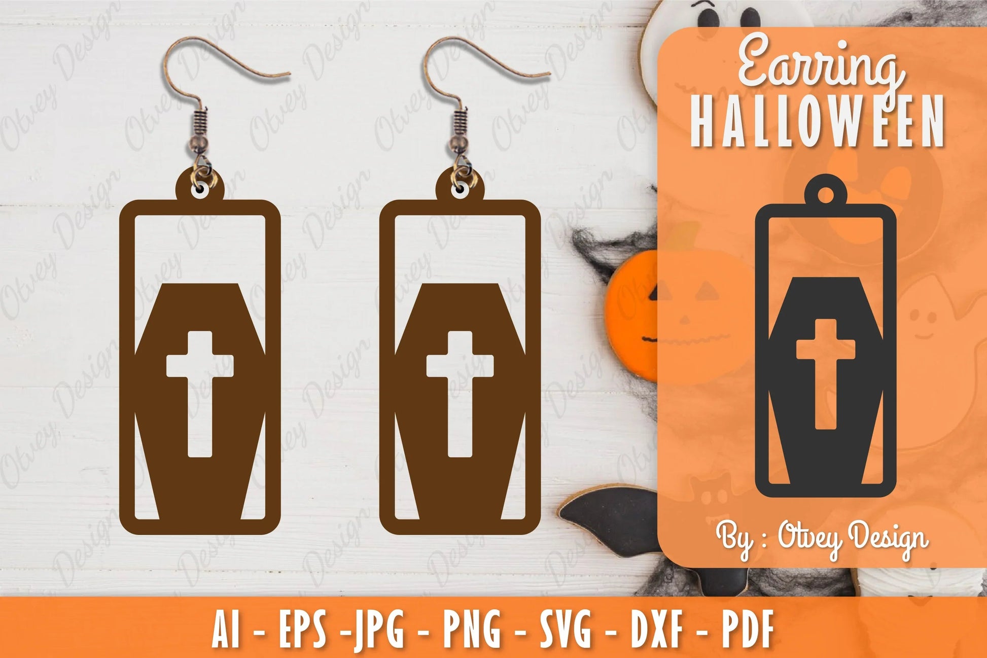 Earring Halloween Lasercut SVG Bundle 45 - CraftNest - Digital Crafting and Art