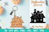 Halloween Keychain Lasercut SVG Bundle