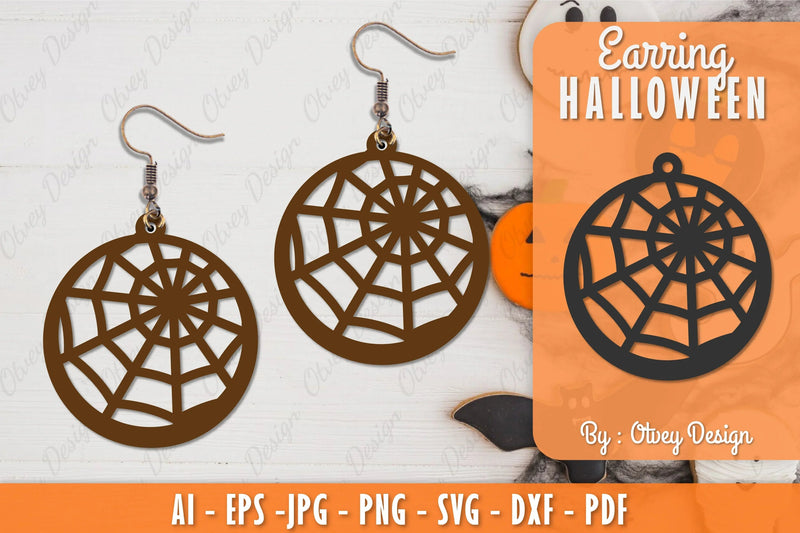 Earring Halloween Lasercut SVG Bundle 190 - CraftNest - Digital Crafting and Art