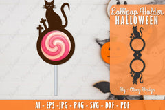 Halloween Lollipop Holder SVG Bundle 16 - CraftNest - Digital Crafting and Art