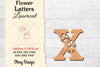 Flower Letters Laser Cut SVG Bundle