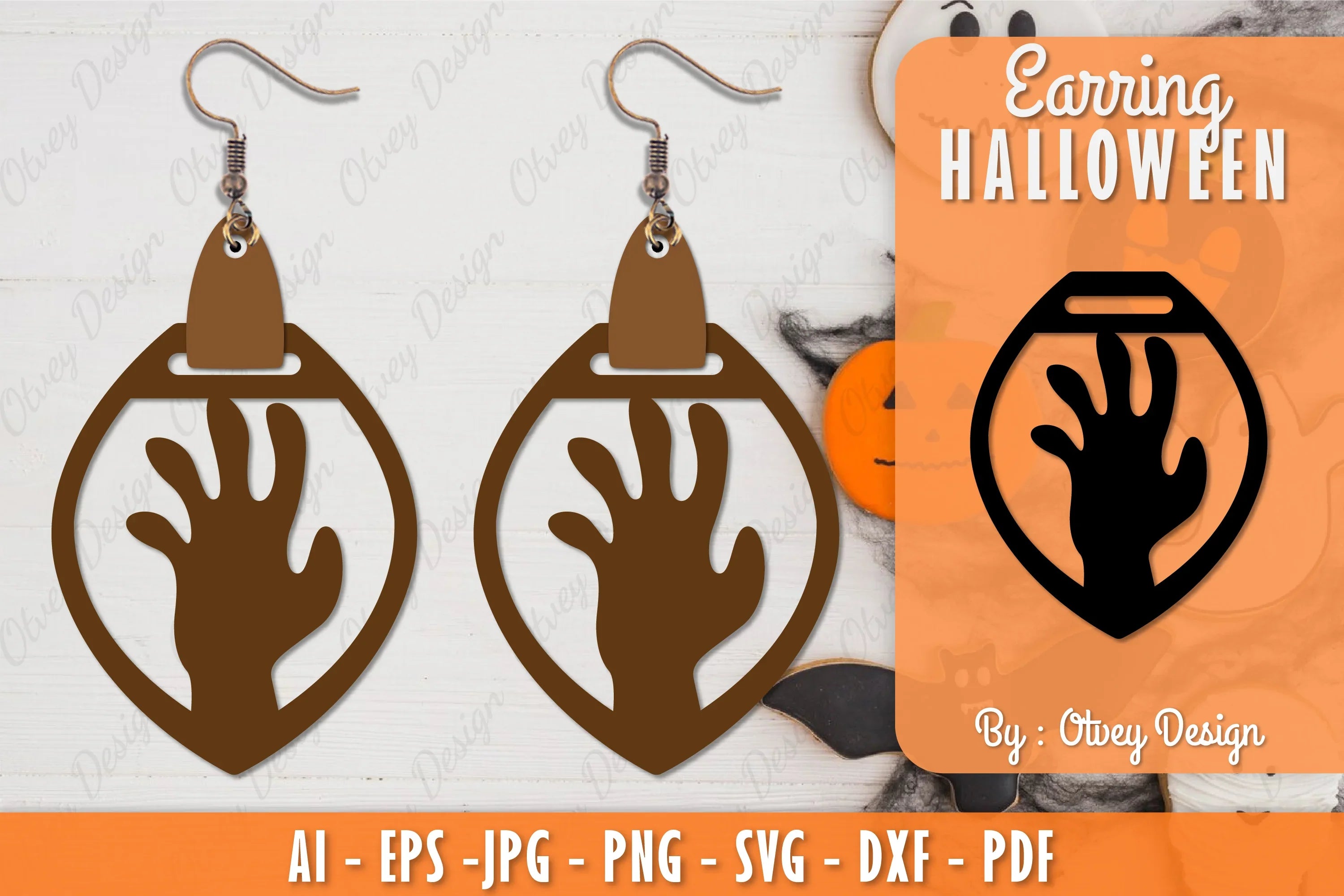 Earring Halloween Lasercut SVG Bundle 278 - CraftNest - Digital Crafting and Art