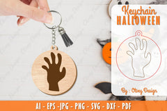 Keychain Halloween Lasercut SVG Bundle 44 - CraftNest - Digital Crafting and Art