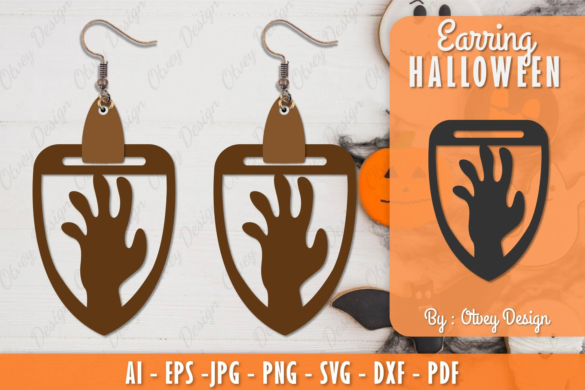 Earring Halloween Lasercut SVG Bundle 249 - CraftNest - Digital Crafting and Art