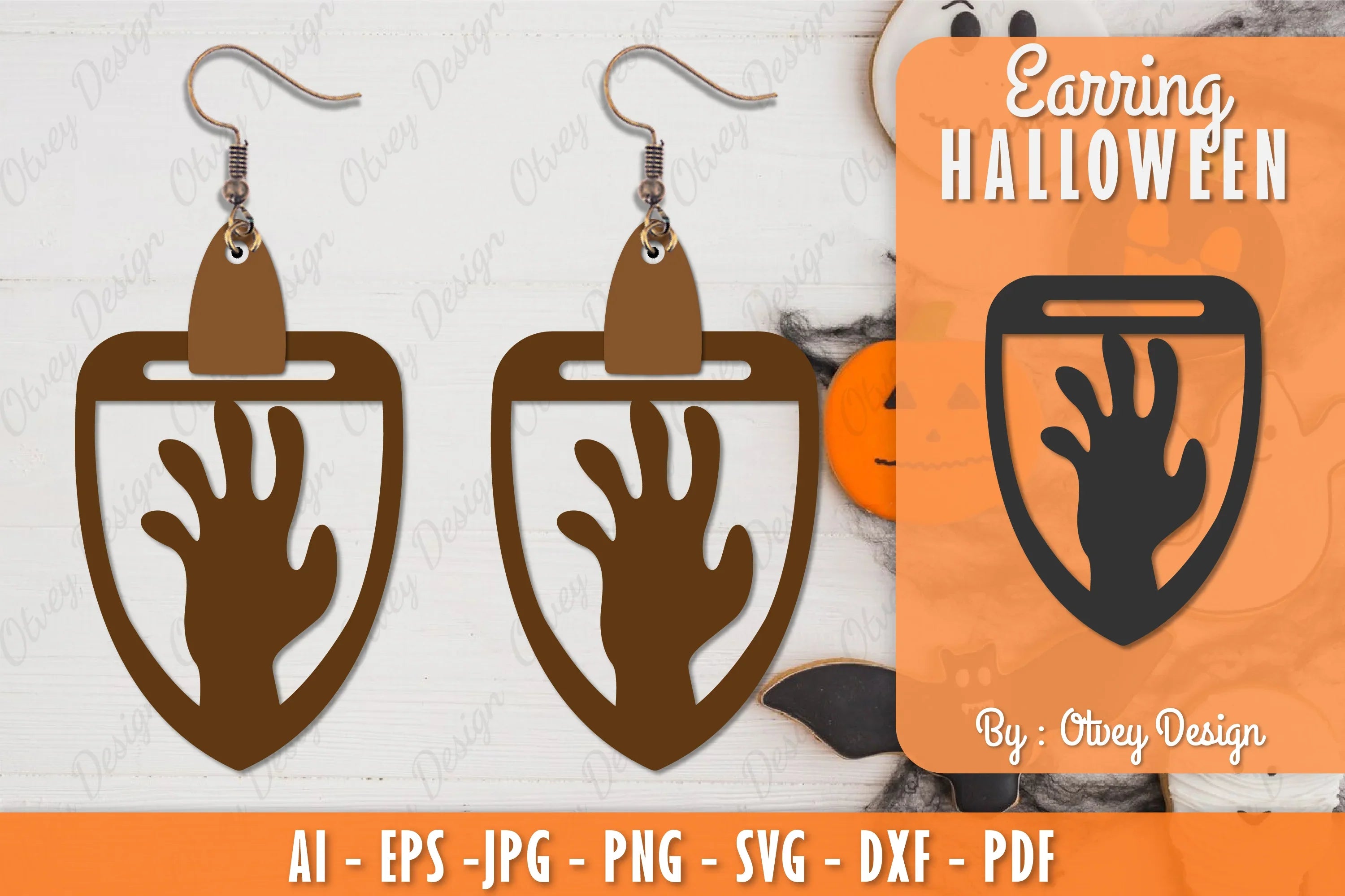 Earring Halloween Lasercut SVG Bundle 249 - CraftNest - Digital Crafting and Art