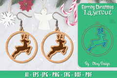 Christmas Earrings SVG Bundle - CraftNest - Digital Crafting and Art