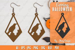 Earring Halloween Lasercut SVG Bundle 134 - CraftNest - Digital Crafting and Art