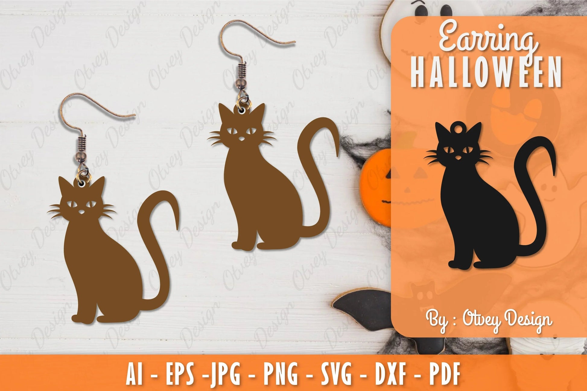 Earring Halloween Lasercut SVG Bundle 19 - CraftNest - Digital Crafting and Art