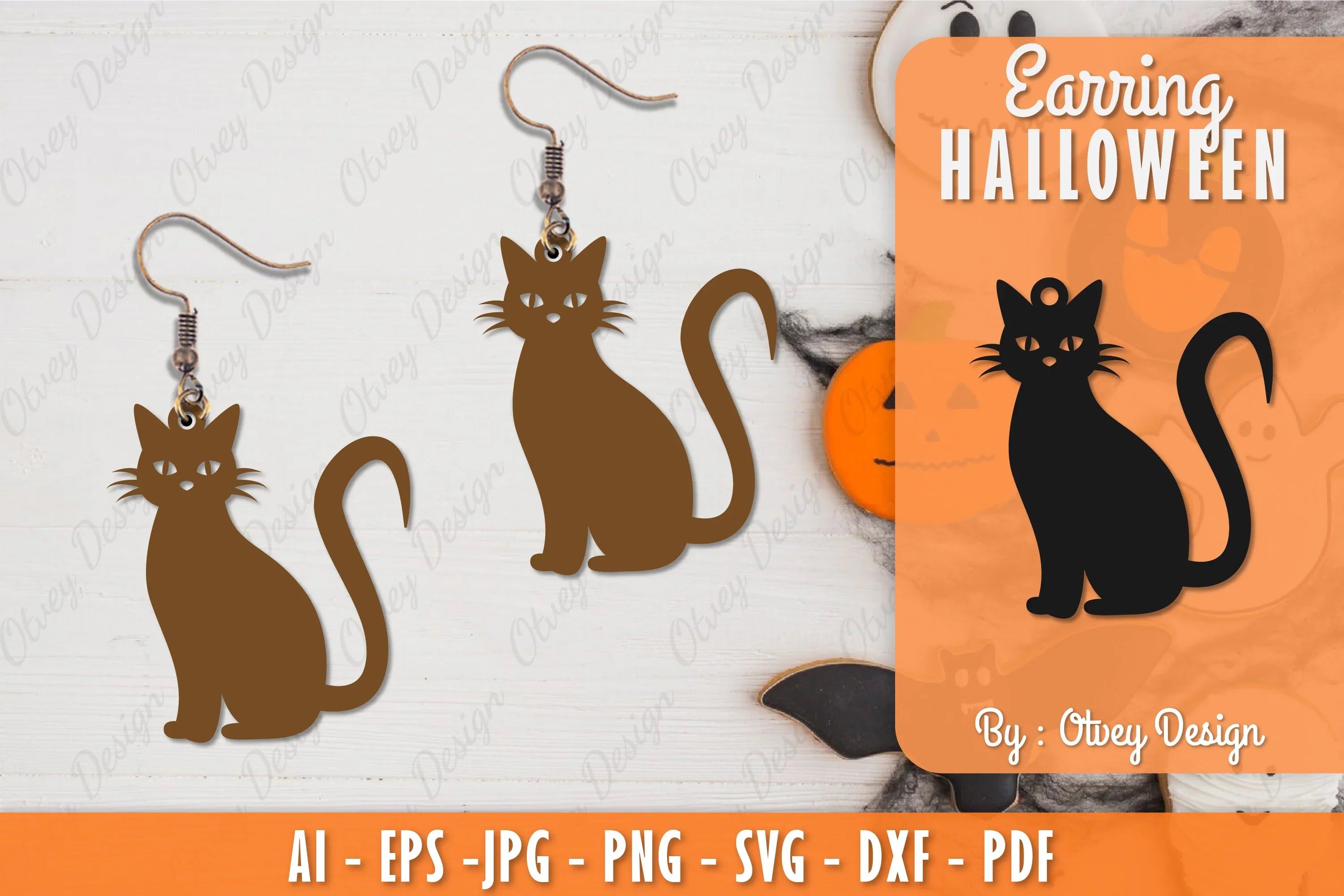 Earring Halloween Lasercut SVG Bundle 19 - CraftNest - Digital Crafting and Art