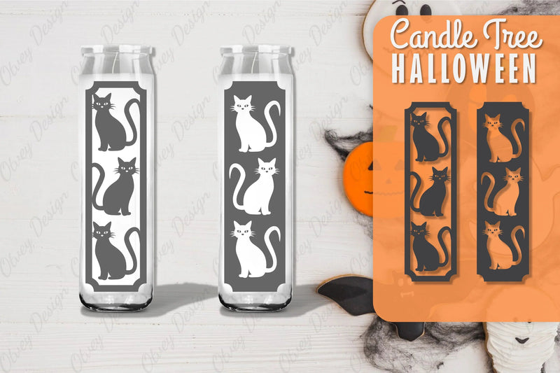 Halloween Candle Tree Design SVG Bundle 19 - CraftNest - Digital Crafting and Art