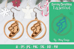 Christmas Earrings SVG Bundle - CraftNest - Digital Crafting and Art