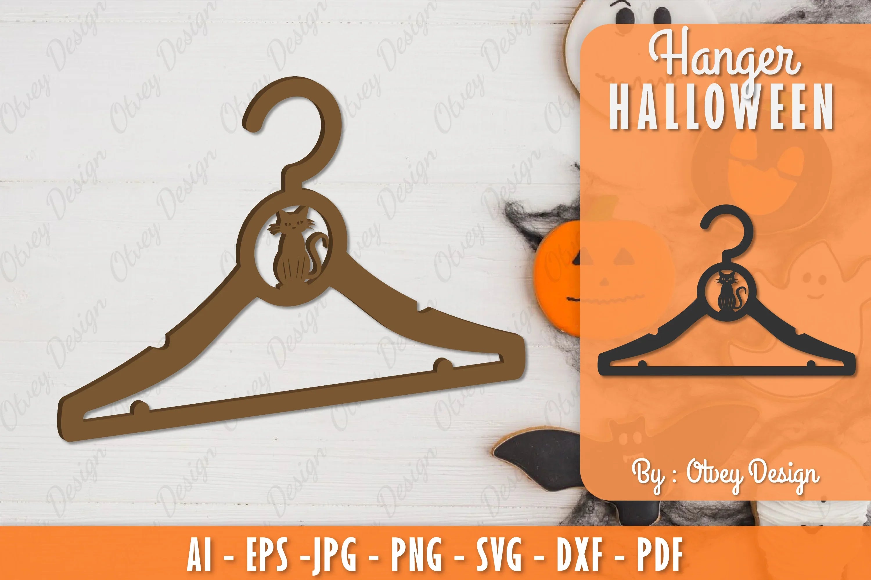 Halloween Hanger Laser Cut SVG Bundle 20 - CraftNest - Digital Crafting and Art