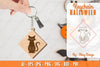 Keychain Halloween Lasercut SVG Bundle