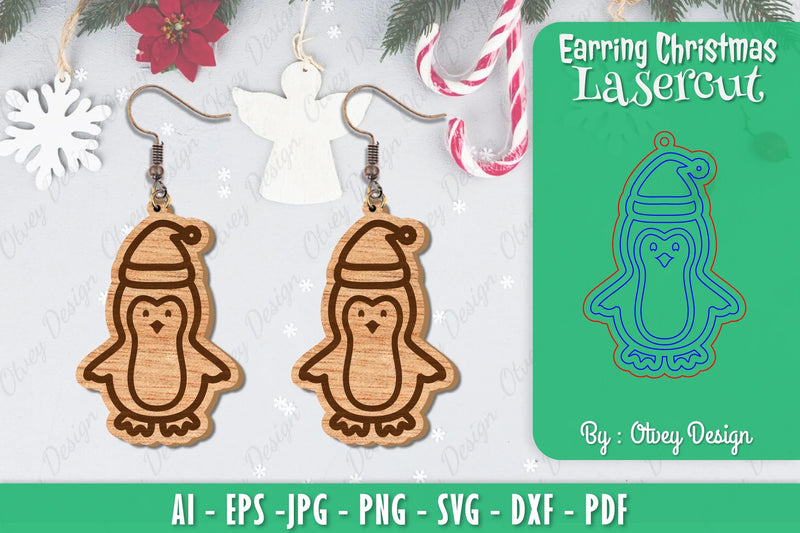 Christmas Earrings SVG Bundle - CraftNest - Digital Crafting and Art