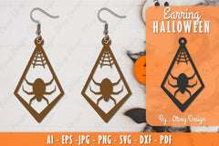 Earring Halloween Lasercut SVG Bundle 137 - CraftNest - Digital Crafting and Art