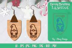 Christmas Earrings SVG Bundle 159 - CraftNest - Digital Crafting and Art