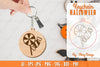 Keychain Halloween Lasercut SVG Bundle