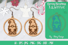 Christmas Earrings SVG Bundle - CraftNest - Digital Crafting and Art