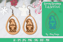 Christmas Earrings SVG Bundle 99 - CraftNest - Digital Crafting and Art