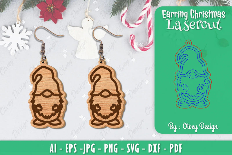 Christmas Earrings SVG Bundle - CraftNest - Digital Crafting and Art