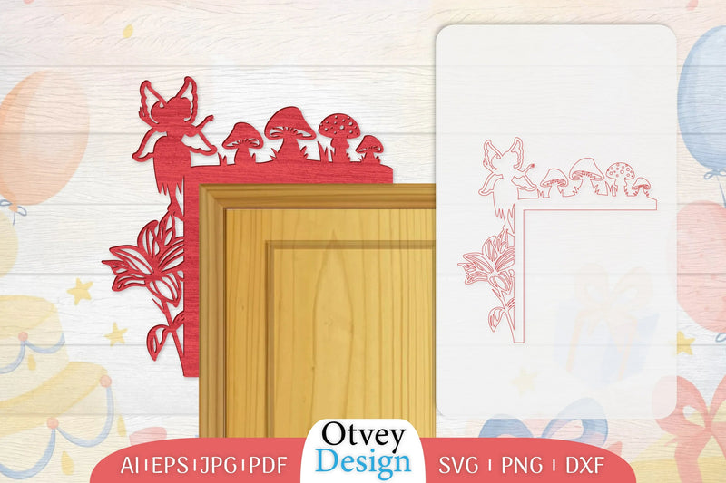 Fairy Door Corner Lasercut SVG Bundle 2 - CraftNest - Digital Crafting and Art