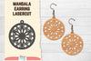 Earring Mandala Lasercut SVG Bundle
