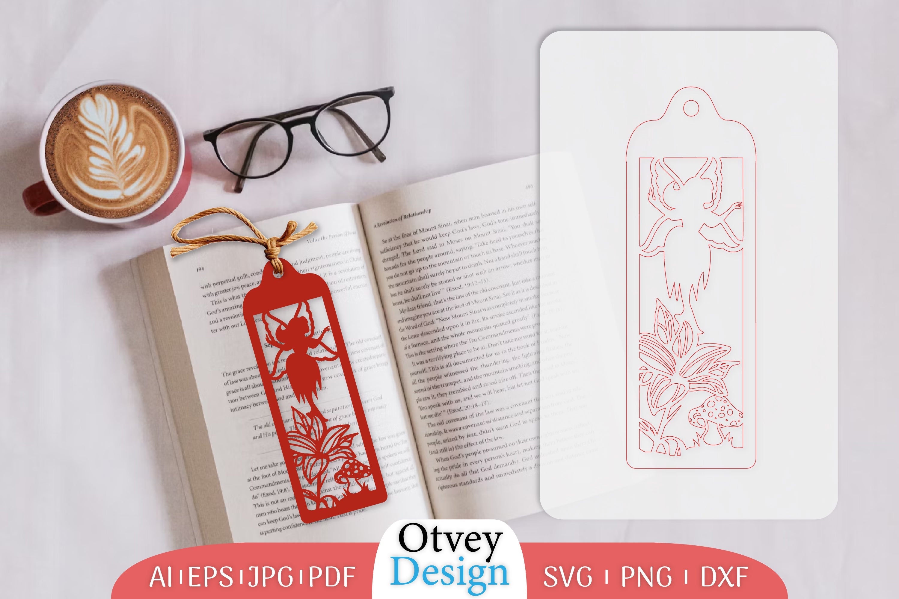 Fairy Bookmark SVG Bundle