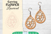 Earring Flower Lasercut SVG Bundle