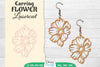 Earring Flower Lasercut SVG Bundle