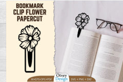 Clip Bookmark Flower SVG Bundle 2 - CraftNest - Digital Crafting and Art