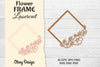 Frame Flower Lasercut SVG Bundle