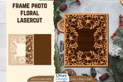 Floral Lasercut Frame Photo SVG Bundle 2 - CraftNest - Digital Crafting and Art
