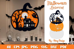 Halloween Pumpkins Lasercut SVG Bundle 2 - CraftNest - Digital Crafting and Art