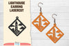 Lighthouse Earring Lasercut SVG Bundle