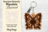 Butterfly Mandala Keychain SVG Bundle