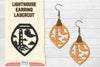 Lighthouse Earring Lasercut SVG Bundle