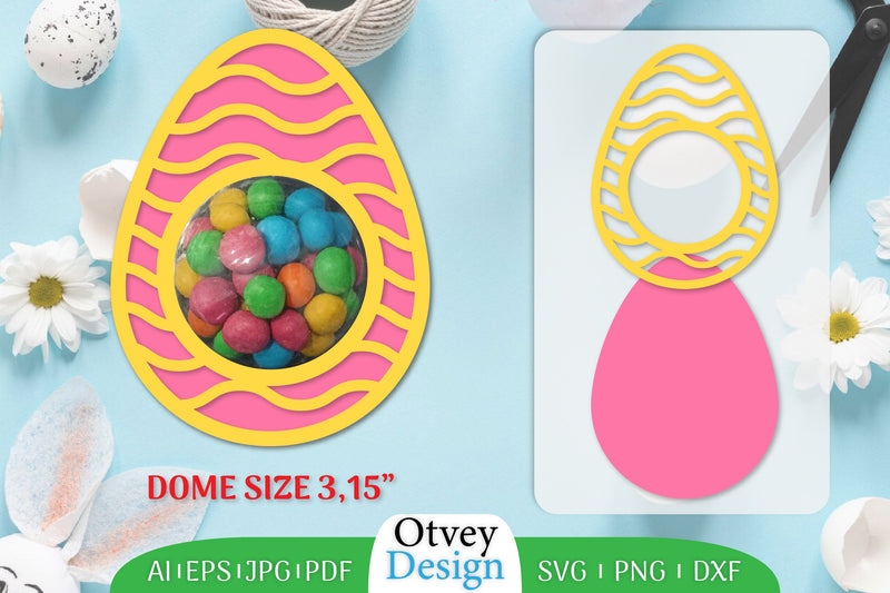 Candy Dome Easter Eggs SVG Bundle 5 - CraftNest - Digital Crafting and Art
