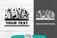 Easter Bunny Garden Scene SVG Bundle 10 - CraftNest - Digital Crafting and Art