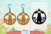 Earring Rabbit Lasercut SVG Bundle