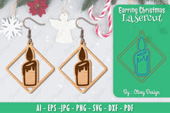 Christmas Earrings SVG Bundle - CraftNest - Digital Crafting and Art