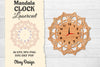 Clock Mandala Lasercut SVG Bundle